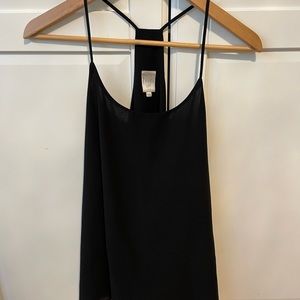 Twik racer-back tank in black. XL